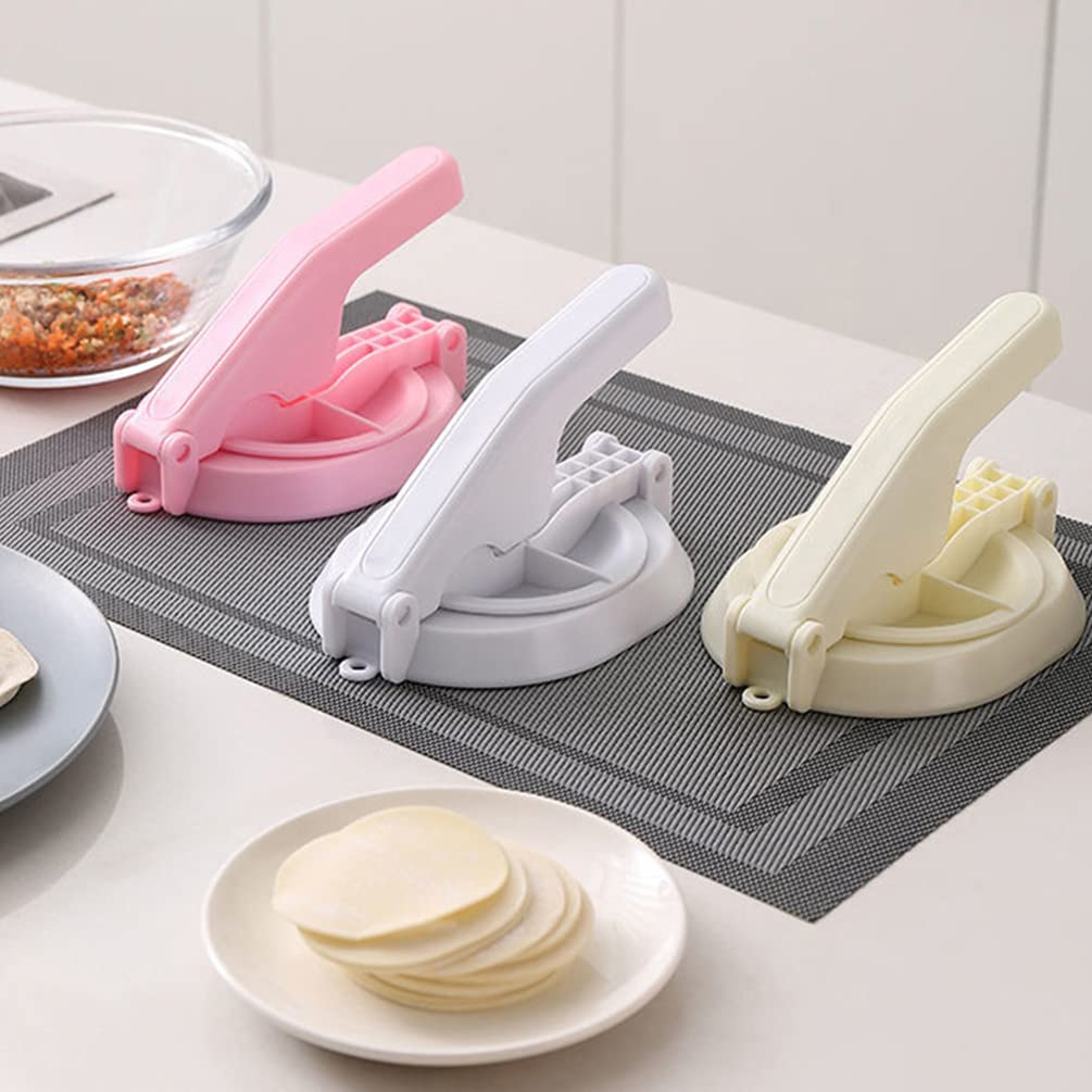 10 Inch Dumpling Press Mold - Hemoton Multi-Purpose Dough Press for Pelmeni, Tortillas, Pierogi & Empanadas | Perfect for Homemade Dumplings, Italian Pasta & Corn Tortillas | Ideal for Kitchen, Restaurants & Meal Prep