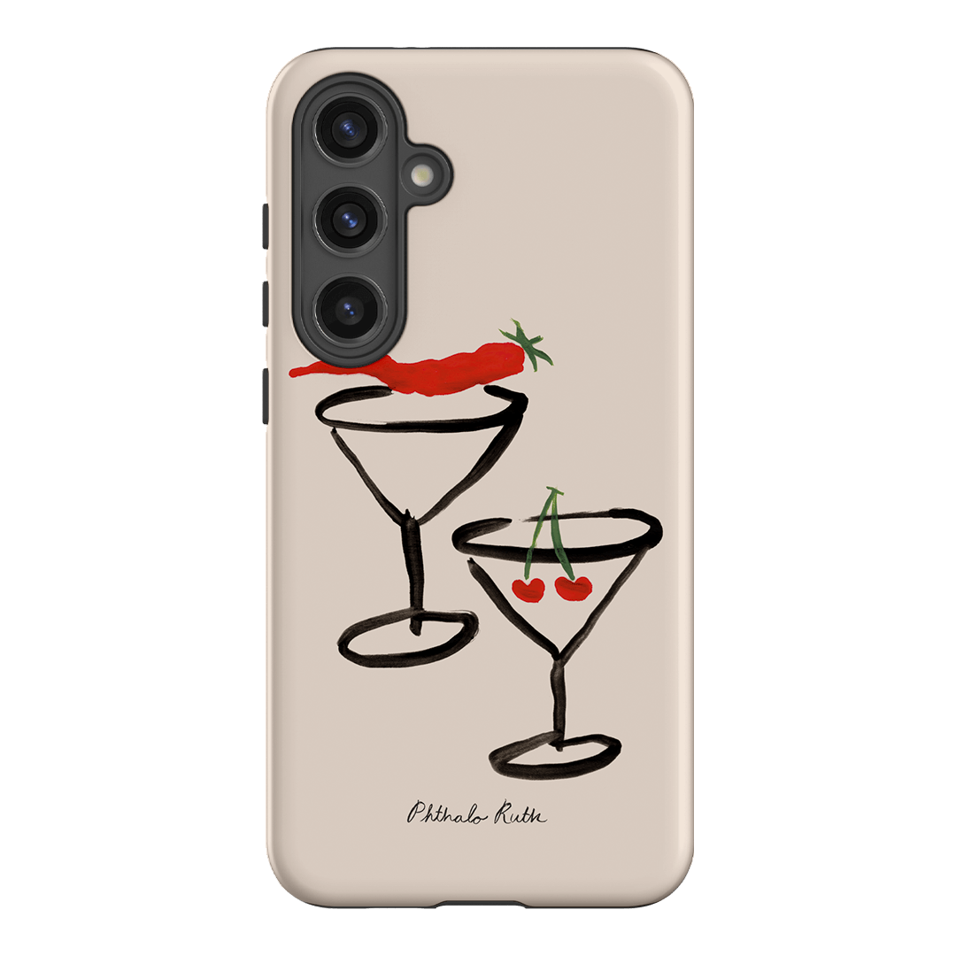 Premium Chili Cherry Pattern Phone Case - Trendy & Durable Protective Cover for iPhone & Samsung | Perfect for Everyday Use, Travel & Outdoor Activities