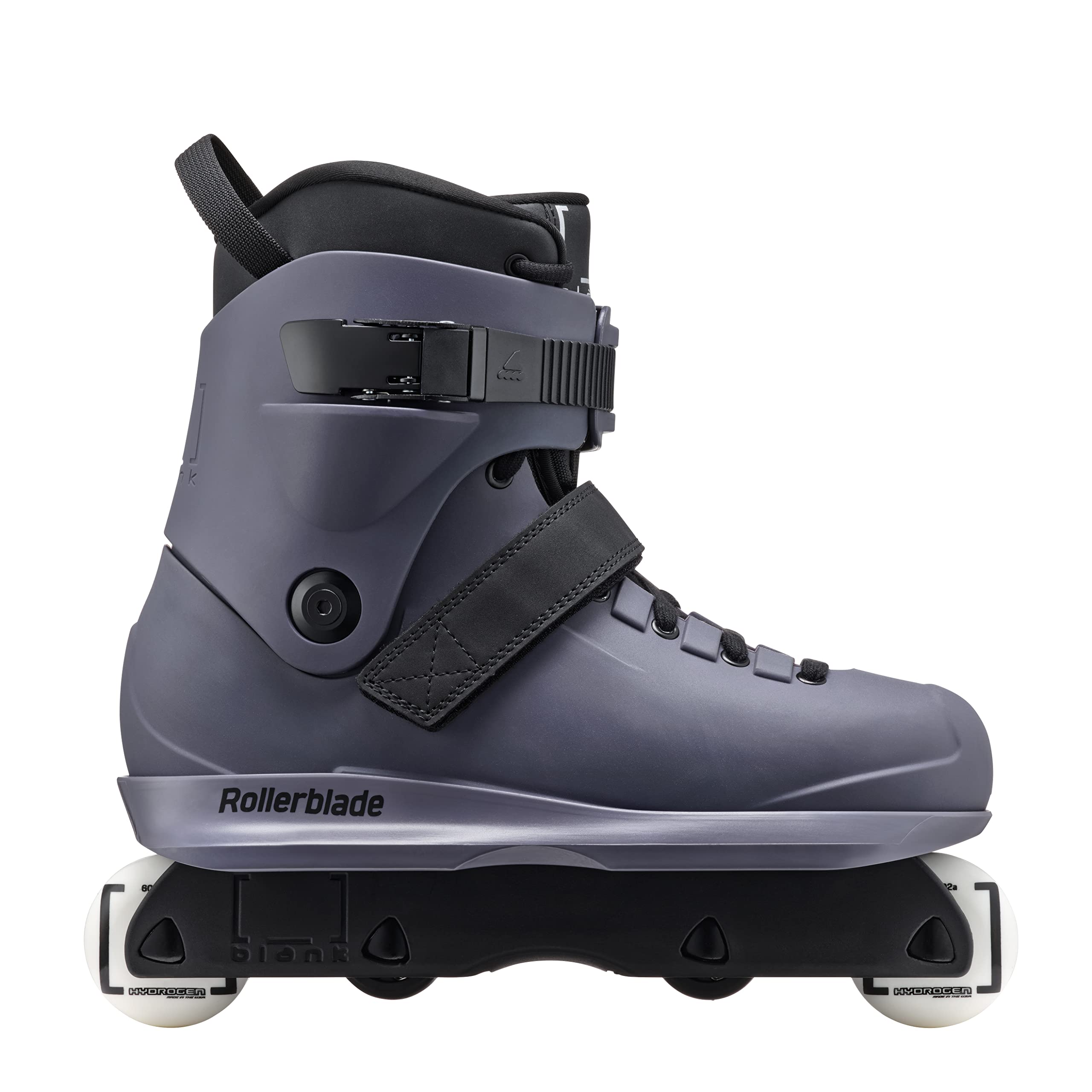 Rollerblade Blank Team Unisex Adult Fitness Inline Skates - Gray Urban Performance Skates for Men & Women - Perfect for Outdoor Exercise, Commuting & Recreational Skating