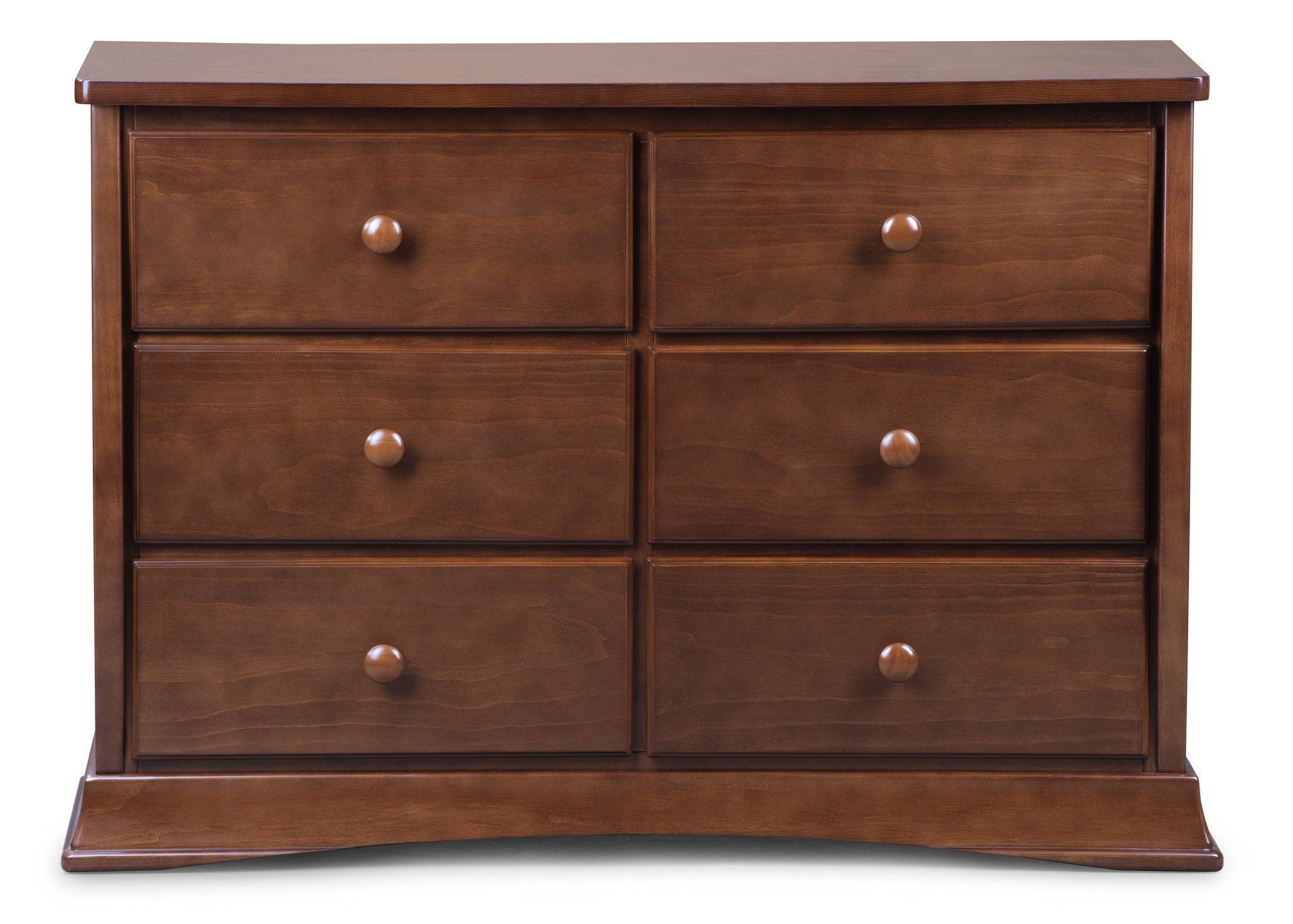 Stylish Bentley 6-Drawer Wooden Dresser for Bedroom - Modern Storage Chest with Smooth Gliding Drawers | Perfect for Master Bedroom, Guest Room & Nursery Organization