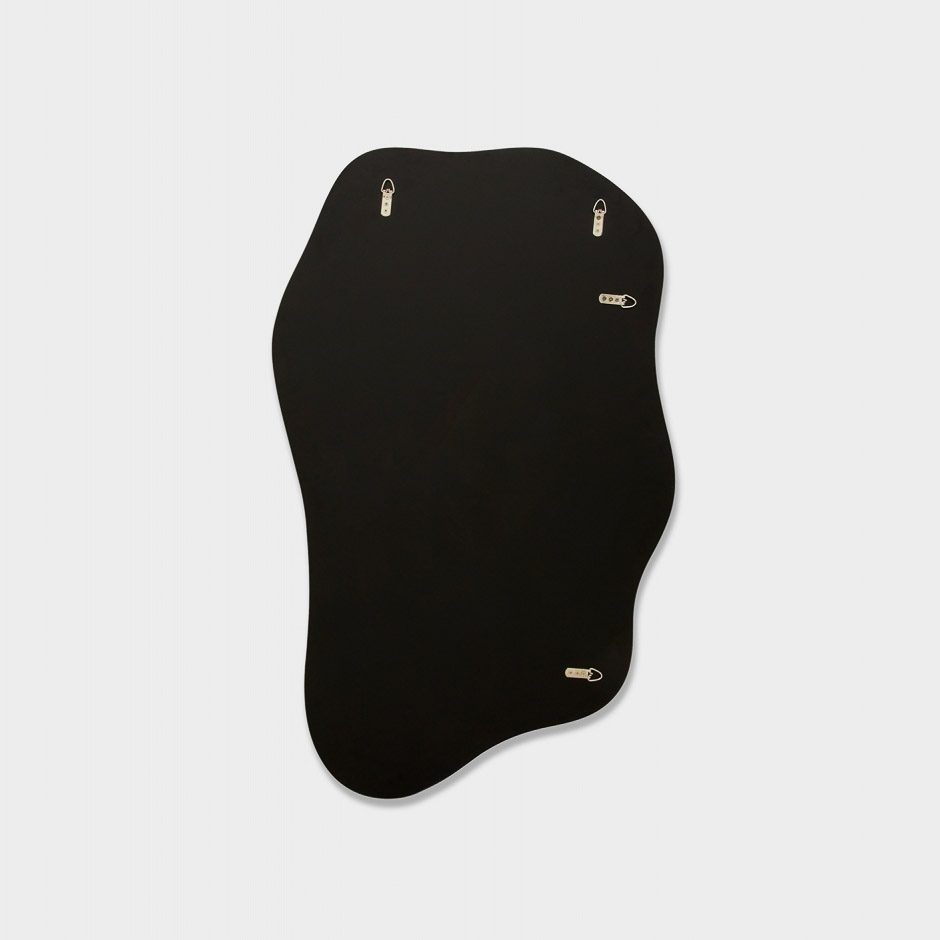 MIDDLE OF NOWHERE Rockpool Mirror - Black Framed Wall Mirror 75x120cm - Perfect for Living Room, Bedroom & Bathroom Decor