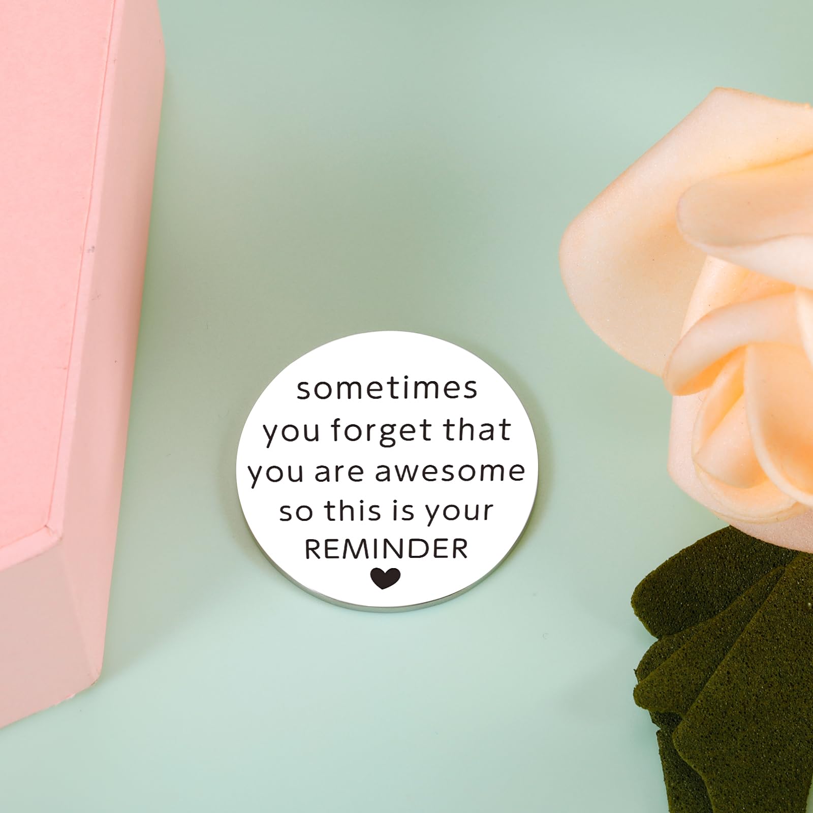 Cheer Up Gift for Women & Men - Pocket Hug Token, Stress Relief & Get Well Soon Present - Easter Basket Stuffers for Adults & Teens - Sentimental Gifts for Son, Daughter & Cancer Care - Perfect for Holidays, Recovery & Emotional Support