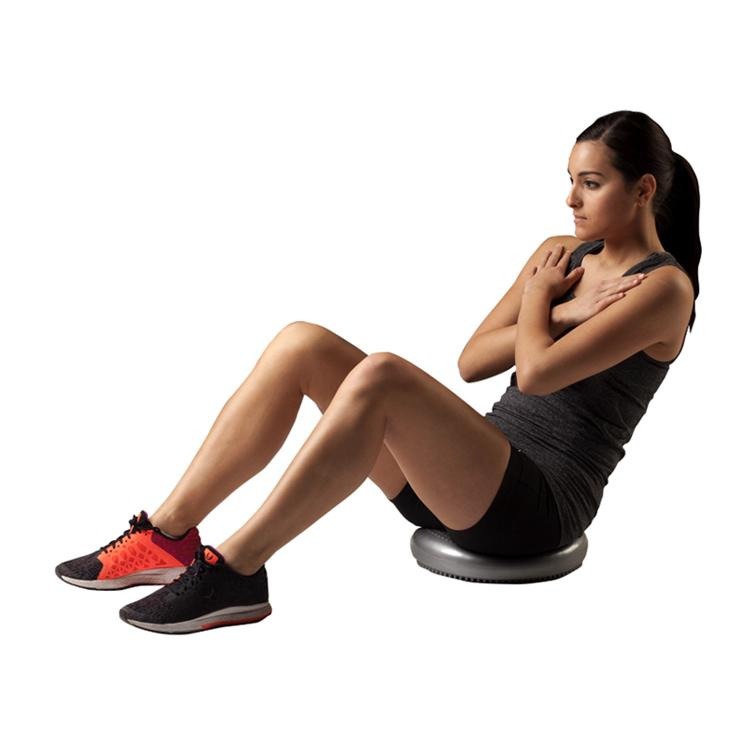 TheraBand Balance & Stability Disc - Silver - Improve Balance, Strength & Coordination for Physical Therapy, Yoga & Home Workouts
