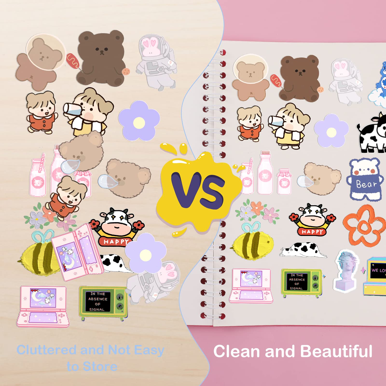 Reusable A5 Sticker Collecting Album 8.3