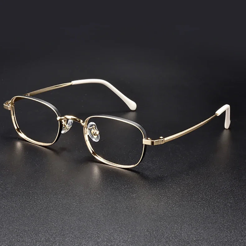 Aror Women's Full Rim Small Square Titanium Eyeglasses 49835 - Lightweight & Durable Frame for Work, Reading & Fashion Accessories