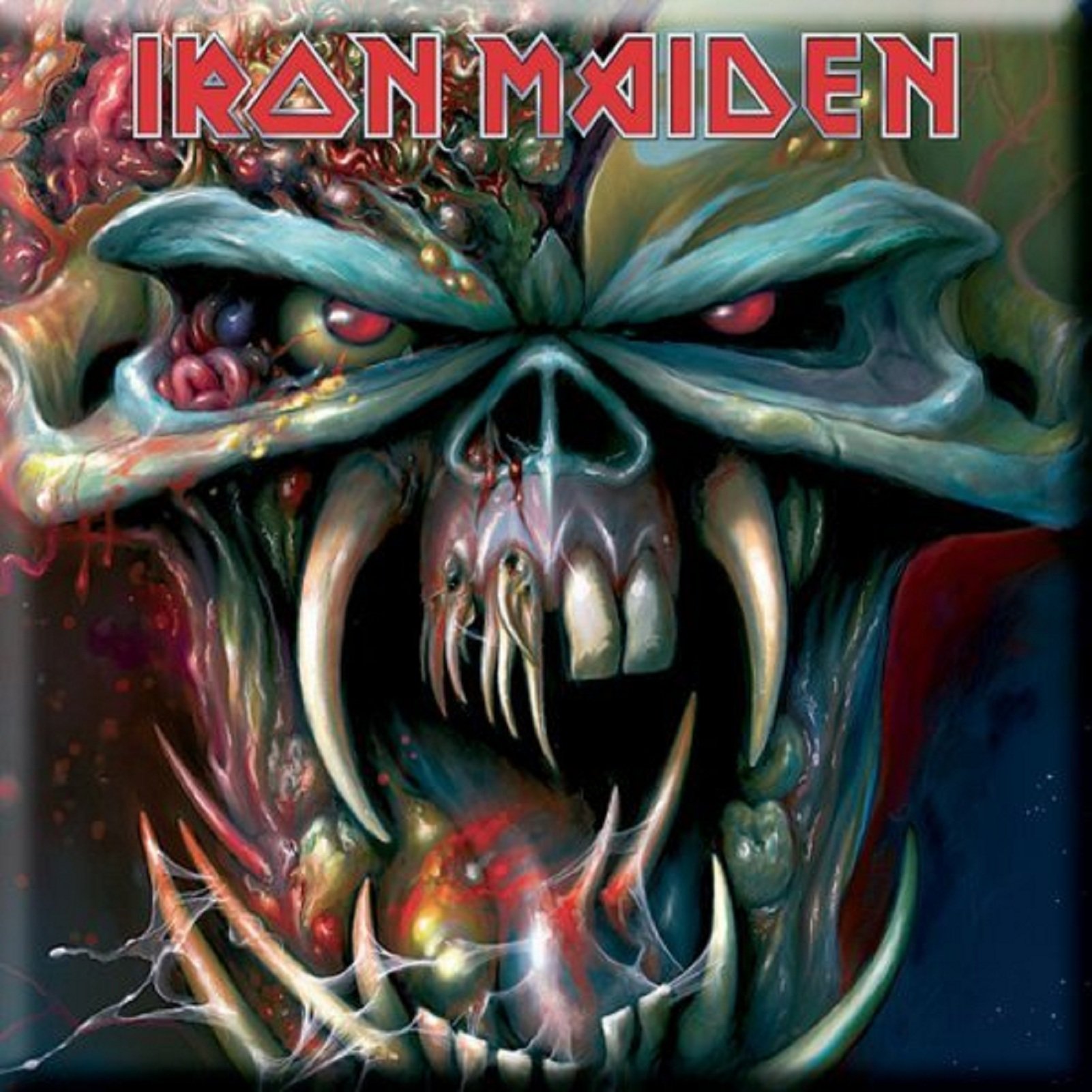 Iron Maiden 4-Piece Fridge Magnet Set - The Final Frontier Album Collection - Various Designs for Music Fans & Collectors - Perfect for Refrigerators, Lockers & Metalhead Decor