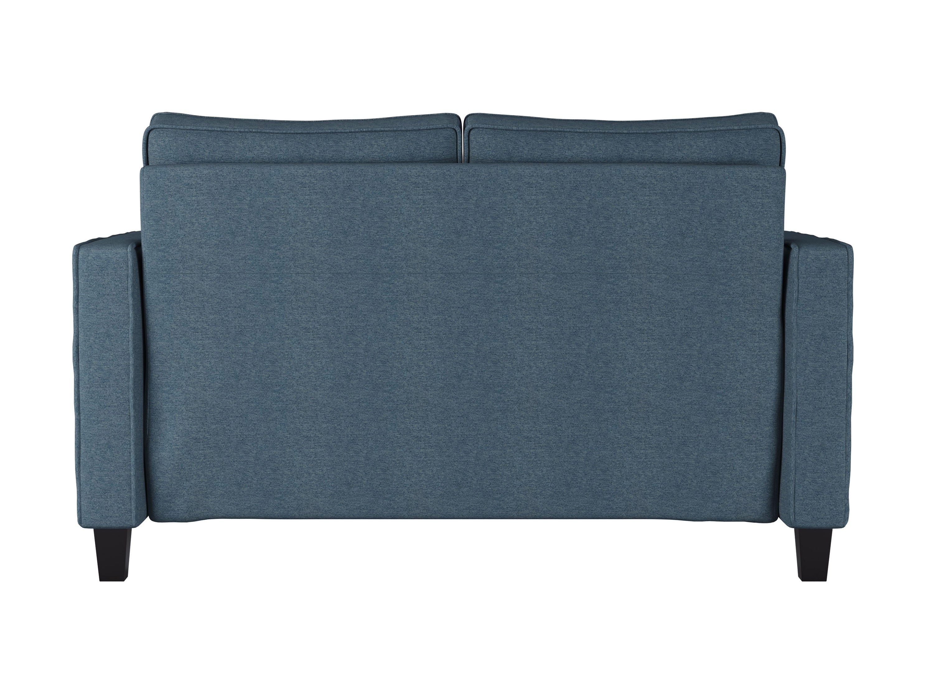 Blue 2-Seater Loveseat Sofa - Modern Small Space Furniture for Living Room, Bedroom & Apartment