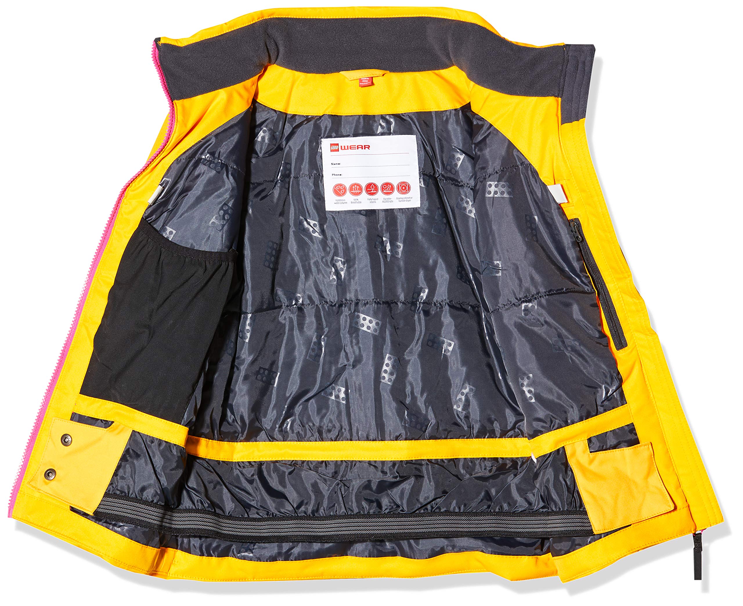 LEGO Kids' Jacket with Adjustable Cuffs & Phone Pocket - Windproof Winter Coat for Boys & Girls - Perfect for School, Outdoor Play & Travel
