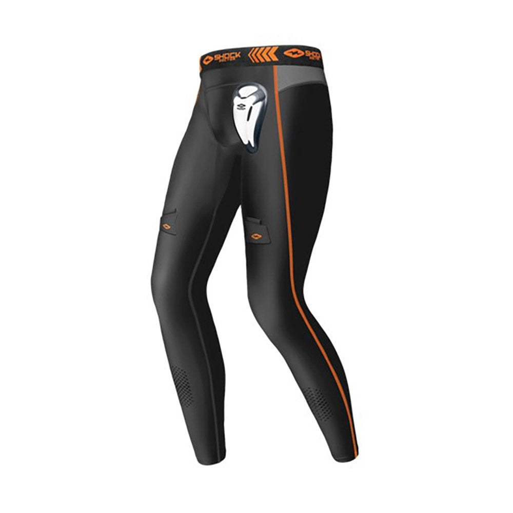 Shock Doctor Compression Hockey Pants with BioFlex Cup - Protective Hockey Underwear for Men - Perfect for Ice Hockey, Field Hockey & Sports Training