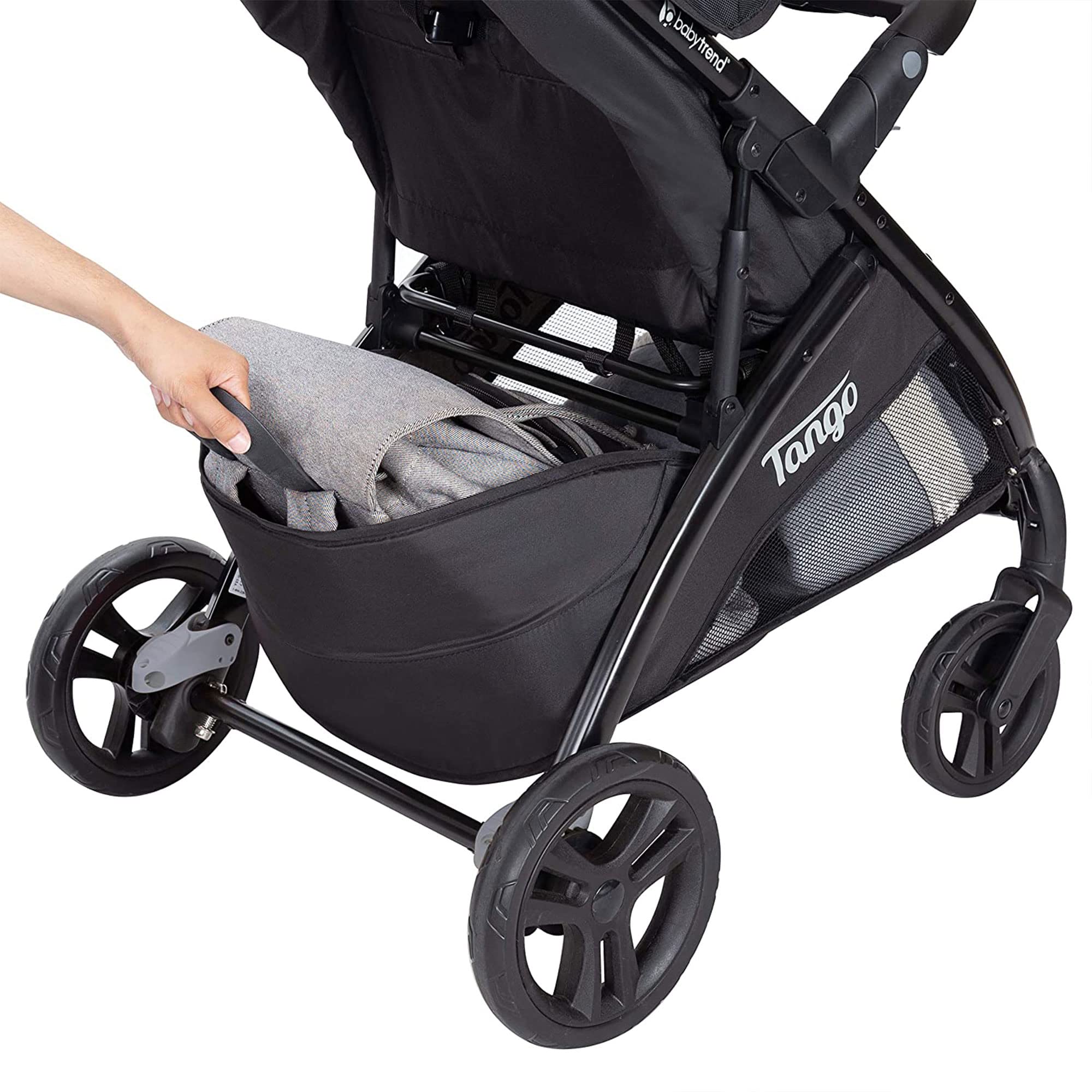 Baby Trend Tango™ Lightweight Stroller for Infants & Toddlers - Compact Fold, Adjustable Canopy, 5-Point Safety Harness - Perfect for Travel, Shopping & Daily Walks (Kona)