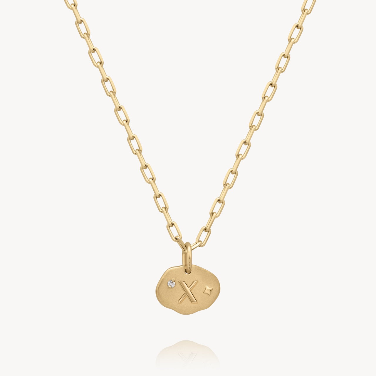 Athena Initial Pendant Necklace - Personalized Silver Letter Charm Jewelry for Women - Perfect Gift for Birthday, Anniversary & Valentine's Day