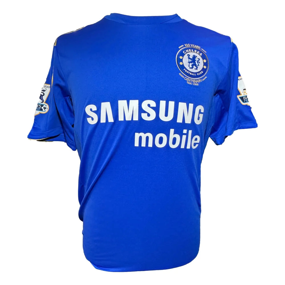 Authentic John Terry Chelsea FC Signed Soccer Jersey - Blue Nike BAS COA - Perfect for Fans, Collectors & Memorabilia Displays