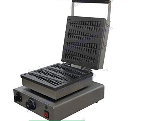 FY-2208 Commercial Stainless Steel Lolly Waffle Maker Machine - Professional Waffle Iron for Ice Cream Cone, Dessert, and Street Food Business