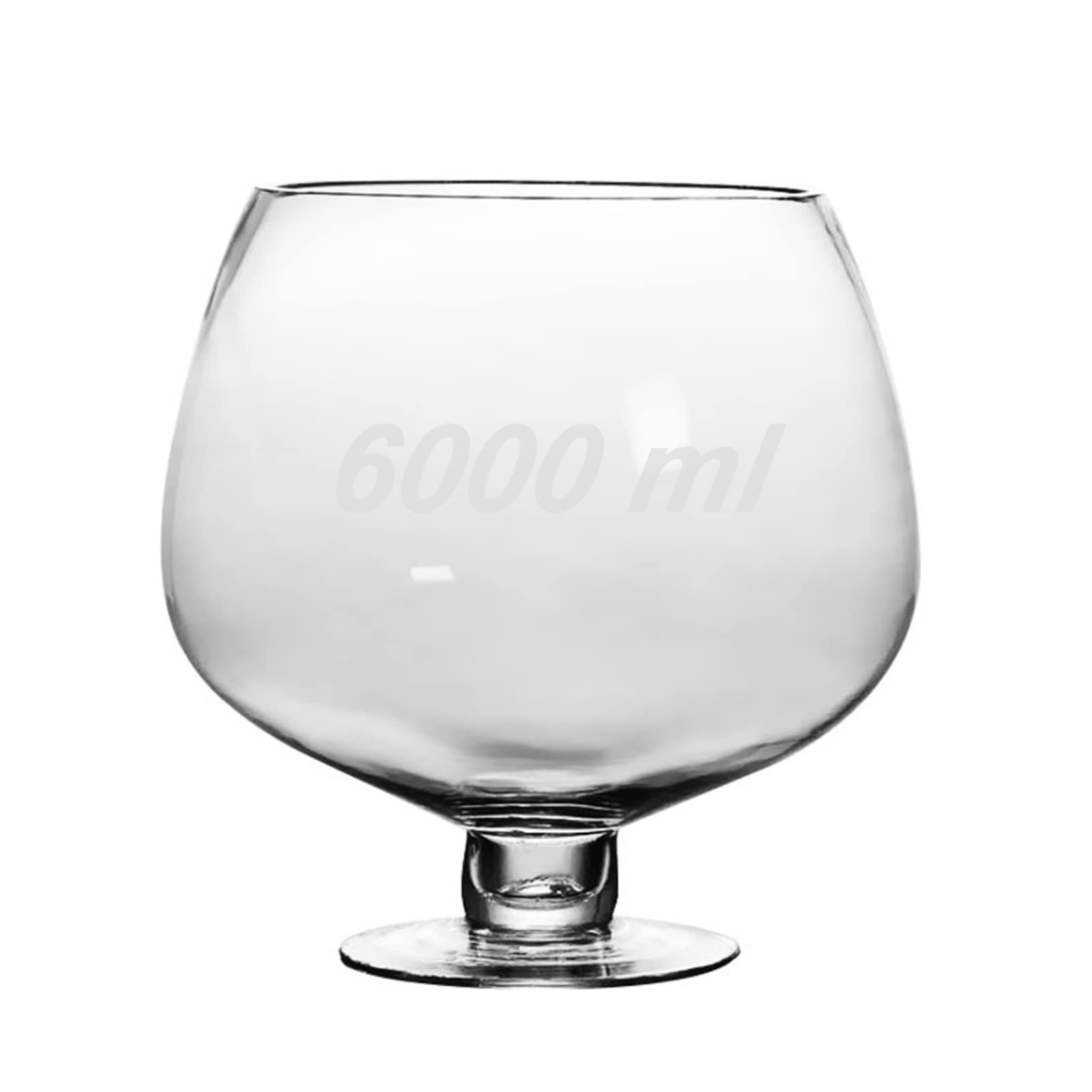 Premium Oversized Crystal Brandy & Beer Glasses - 6000ml Large Capacity Barware Set for Wine, Cocktails - Perfect for Birthday Parties, Anniversaries & Home Entertaining