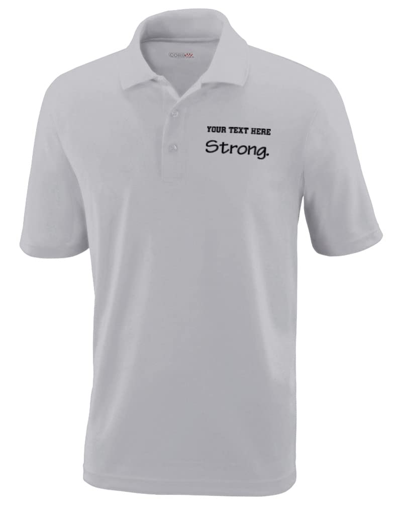 Custom Performance Golf Polo Shirts - Moisture-Wicking Polyester Fabric for Men - Perfect for Golf Tournaments, Business Casual & Outdoor Sports