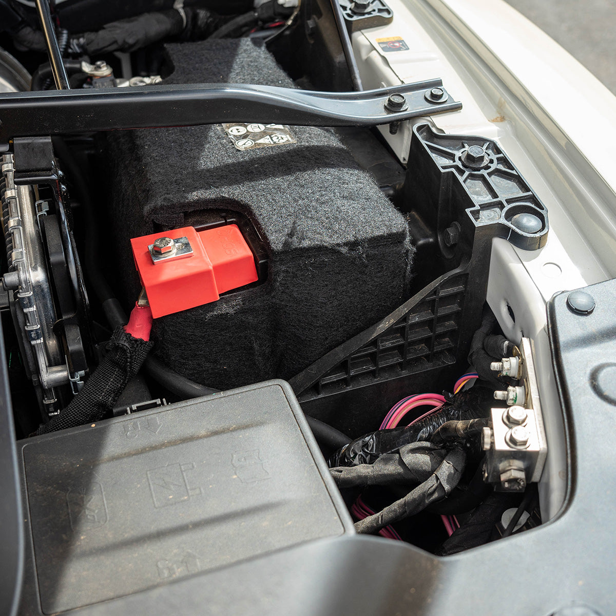 SDHQ Built Billet Battery Terminal Kit for 2021-2024 Ram 1500 TRX - High Performance Upgrade for Off-Road & Towing