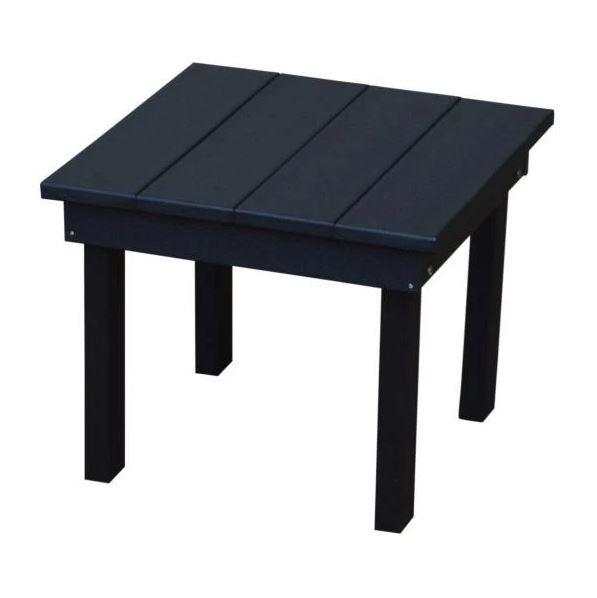 A & L Furniture Poly Hampton End Table - Stylish Side Table for Living Room, Bedroom, or Office - Perfect for Holding Lamps, Books, and Decor