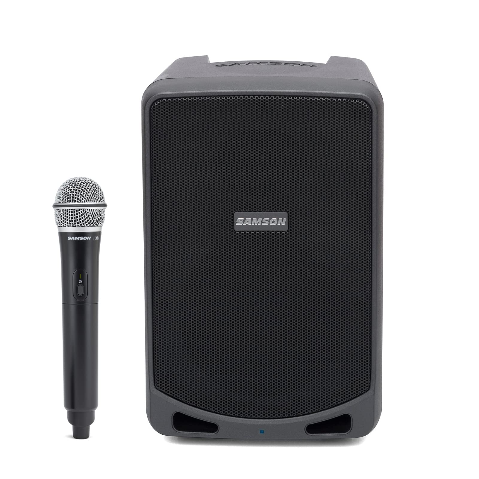 Samson Technologies Expedition XP106w Rechargeable Portable PA System with Wireless Microphone & Bluetooth - Ideal for Outdoor Events, Parties, and Public Speaking (Black)