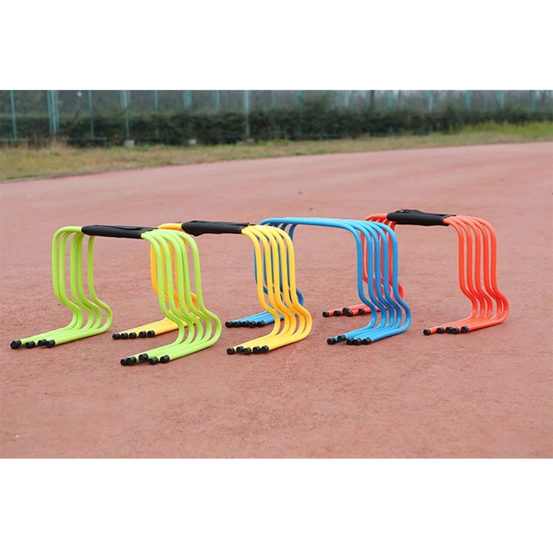 Agility Training Equipment Set - Soccer Hurdles, Football Storage Carrier & Cloth Wrapper for Sports Practice | Perfect for Football Drills, Soccer Training & Field Exercises
