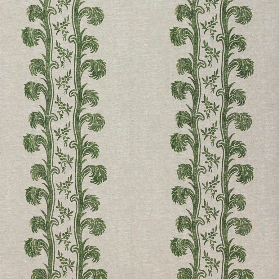 Plume Stripe Wallpaper - Forest Green Peel & Stick Removable Wallpaper for Bedroom, Living Room, Nursery Decor | Easy DIY Home Renovation