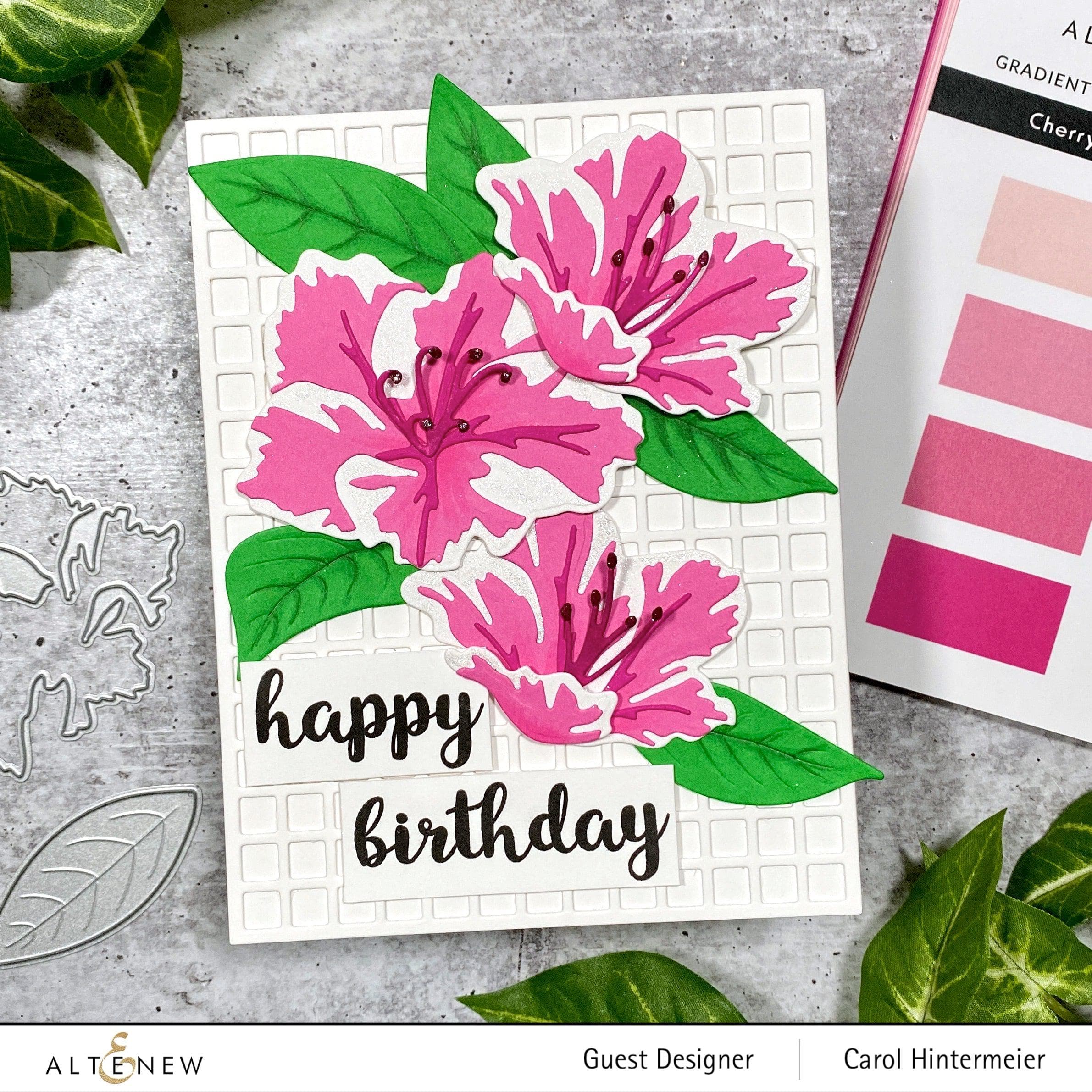 Sunburst Azalea Layering Die Set for Paper Crafting - DIY Floral Card Making, Scrapbooking & Home Decor Projects