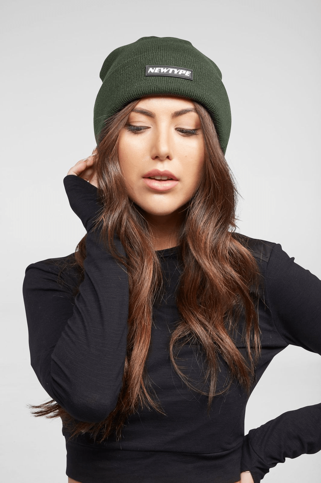 Army Green Beanie Hat for Men & Women - Warm Winter Knit Cap for Outdoor Activities, Hiking, and Casual Wear
