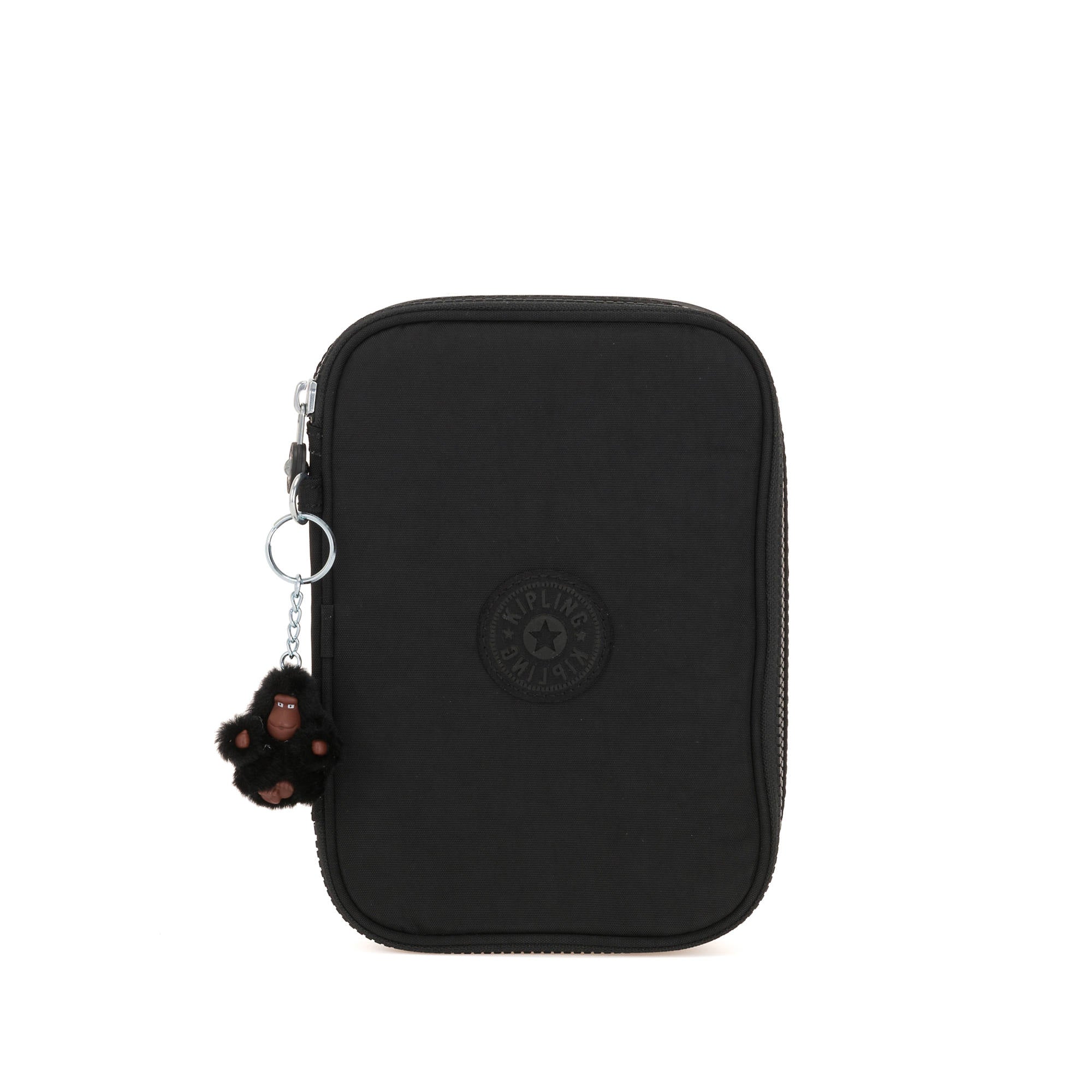 Kipling 100 Pens Case in True Black - Premium Pencil Pouch for School, Office & Travel Organization