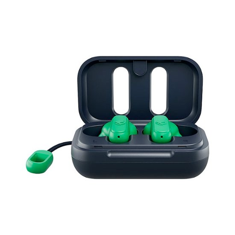 Skullcandy DIME True Wireless Earbuds - Green | Bluetooth In-Ear Headphones for Gym, Running & Travel | Noise Isolating with Mic & Long Battery Life