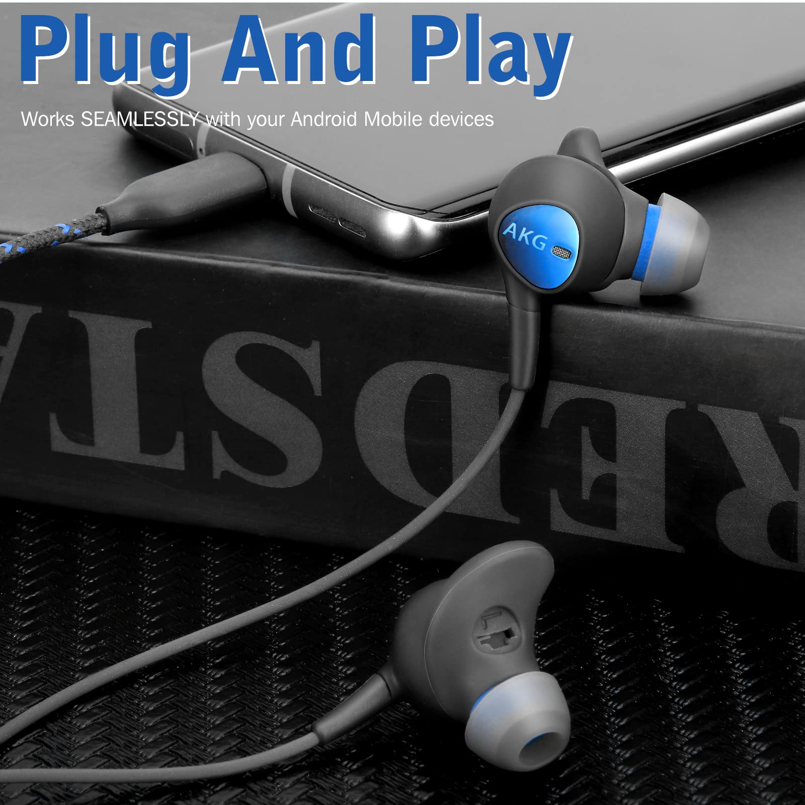 UrbanX M230 USB C Headphones - Hi-Fi Digital DAC Stereo Earbuds with Noise Isolation, Built-in Mic & Remote Control for Samsung Galaxy S20 FE 5G - Perfect for Commuting, Gaming & Work Calls