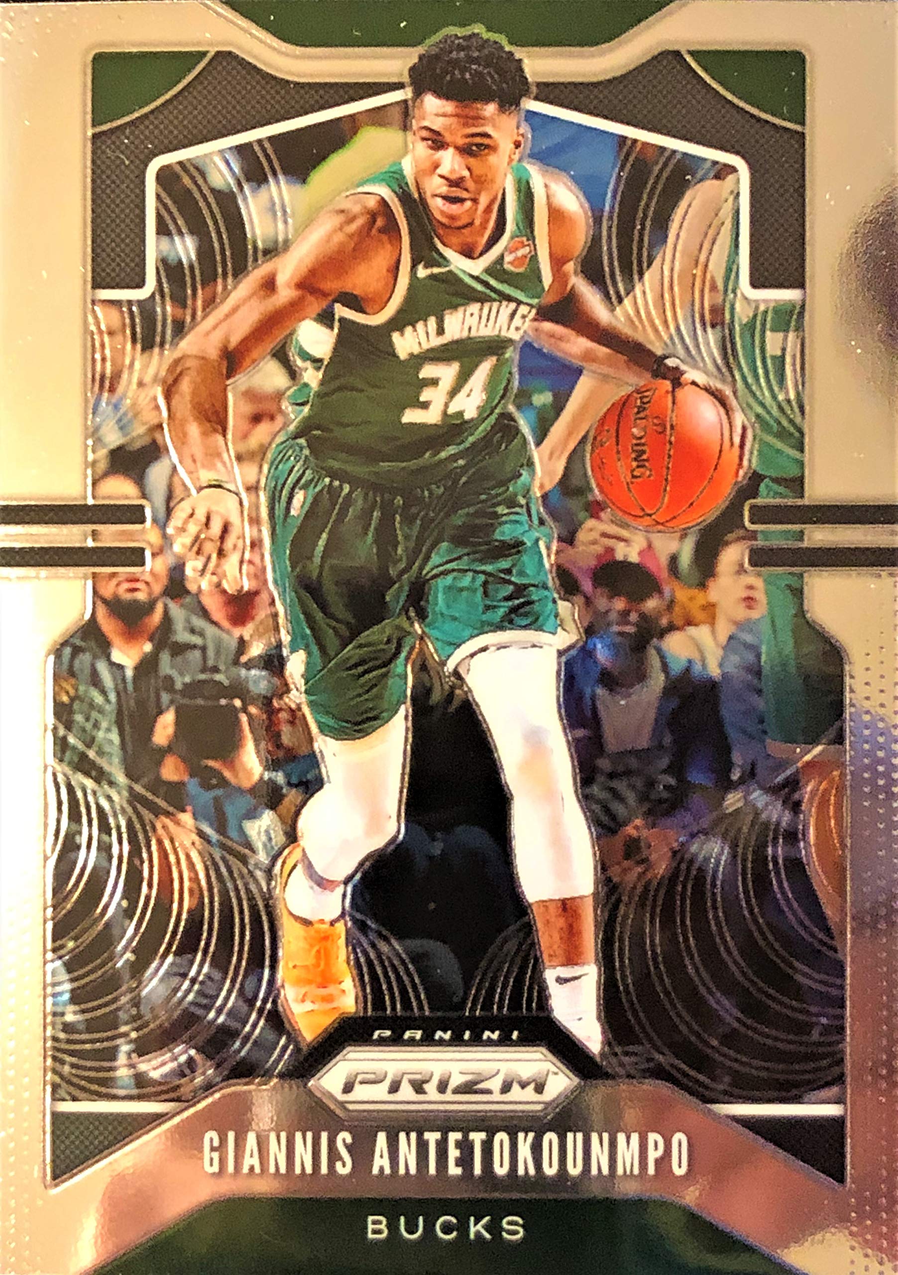 2019-20 Panini Prizm Giannis Antetokounmpo Basketball Trading Card - Milwaukee Bucks NBA Collectible - Perfect for Sports Memorabilia Collections & Fan Gifts