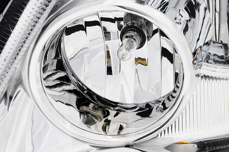 2005-2007 Ford Five Hundred Replacement Headlights Halogen Lamps Set - Driver & Passenger Side - Perfect for Night Driving & Foggy Conditions