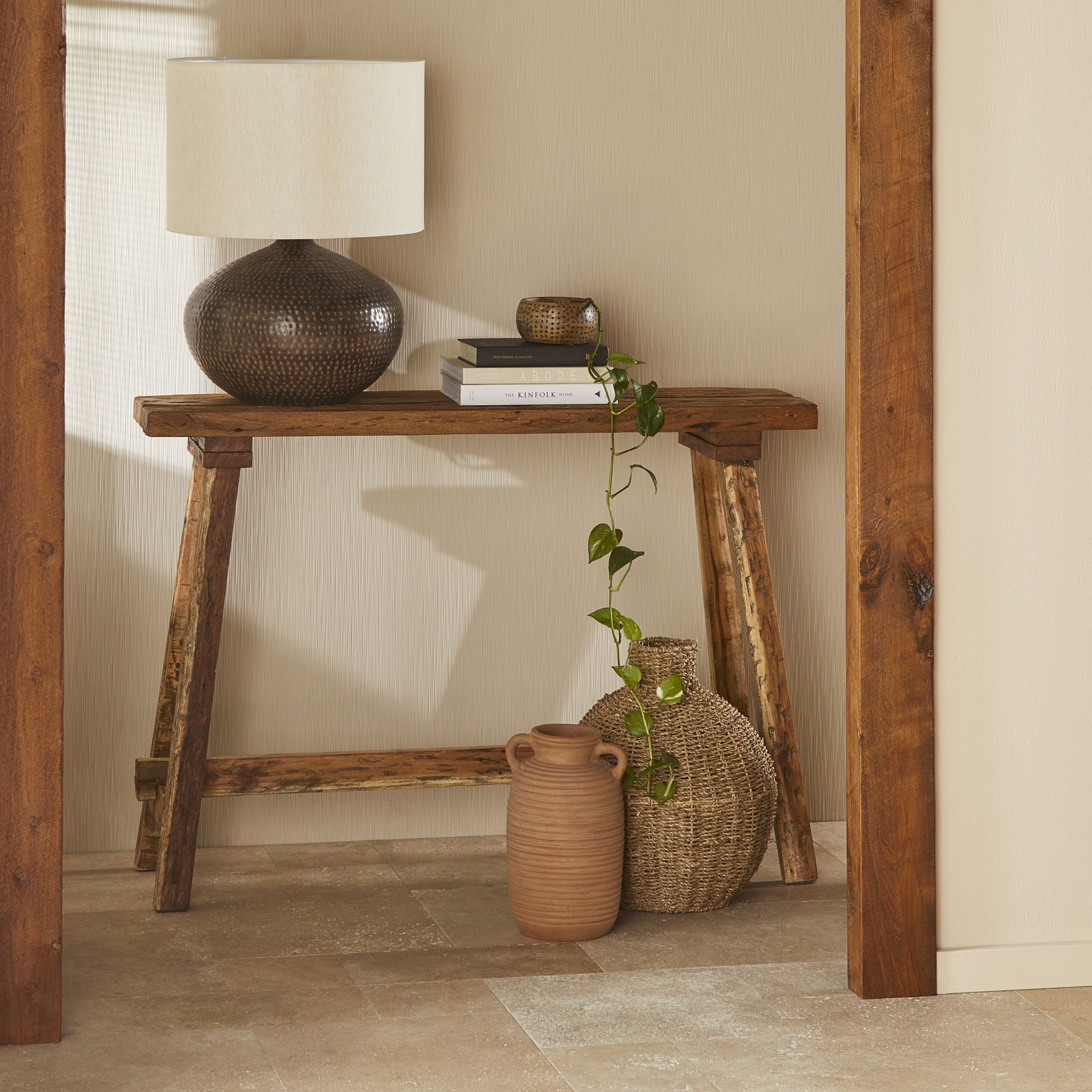 120cm Barndo Console Table - Rustic Entryway Sofa Table for Hallway, Living Room & Farmhouse Decor
