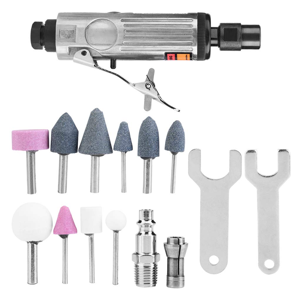 **Air Sander Grinder Kit - Pneumatic Polisher & Metal Grinding Tool Set for Automotive, Metalworking & DIY Projects**