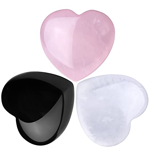 4 - Rose Quartz,black Obsidian,clear Quartz
