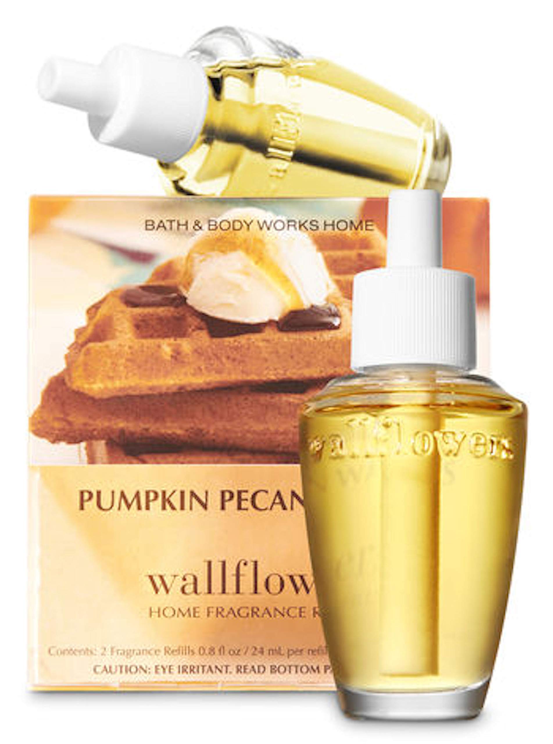 Bath & Body Works Pumpkin Pecan Waffles Wallflower Refills - 2 Pack | Home Fragrance Plug-In Refills for Fall & Winter Seasons