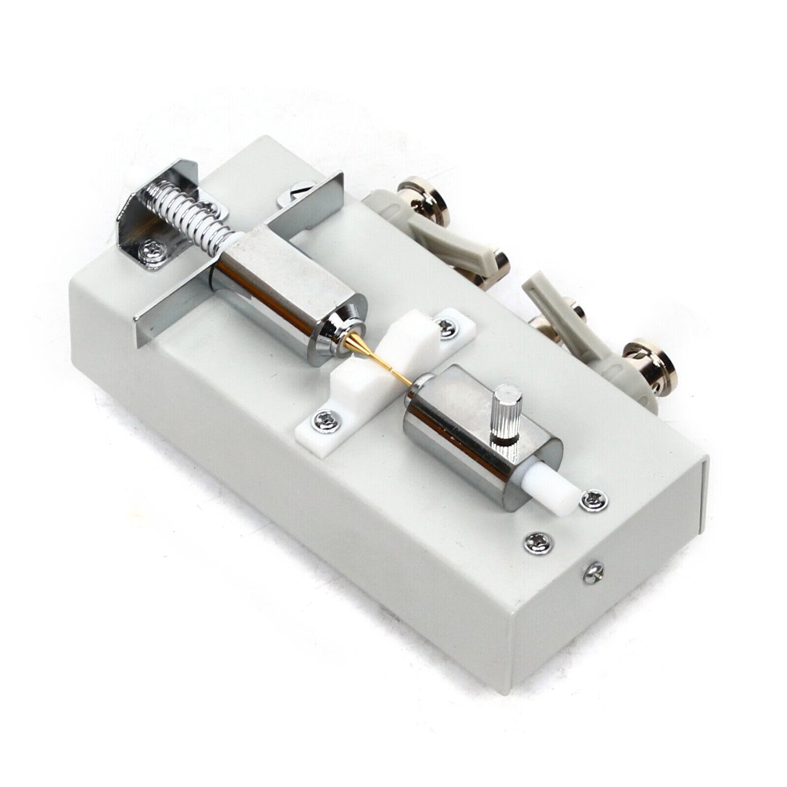 Xuthusman Adjustable Digital Bridge Test Fixture - LCR/RCL Meter for SMD Chip Capacitors & Components Testing - Perfect for Electronics Repair, PCB Testing, and Component Quality Control
