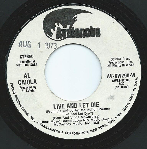Al Caiola - Live And Let Die 7