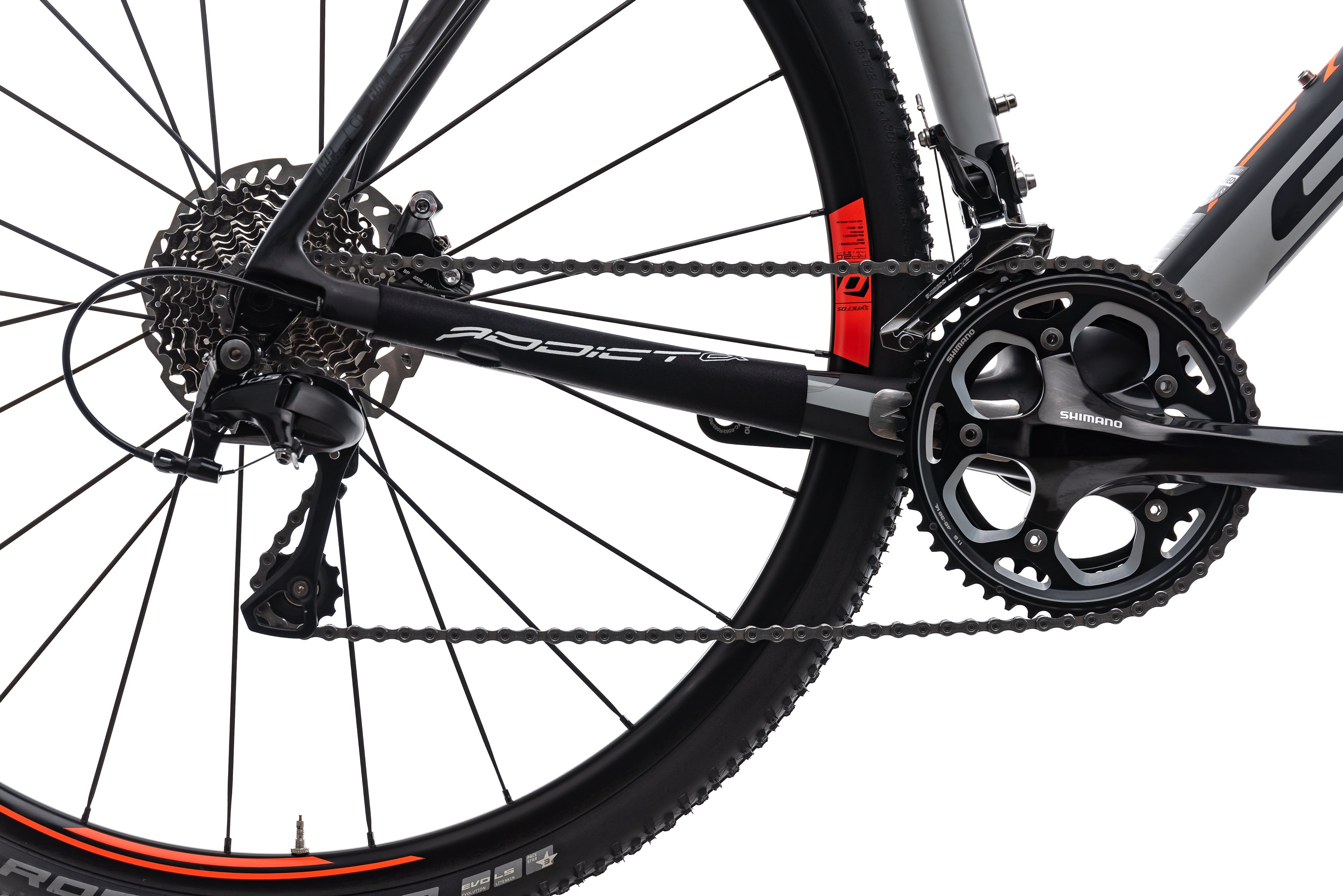 2018 Scott Addict CX 20 Disc Road Bike - 58cm Carbon Frame, Shimano 105 Groupset - Perfect for Cyclocross Racing & Gravel Riding