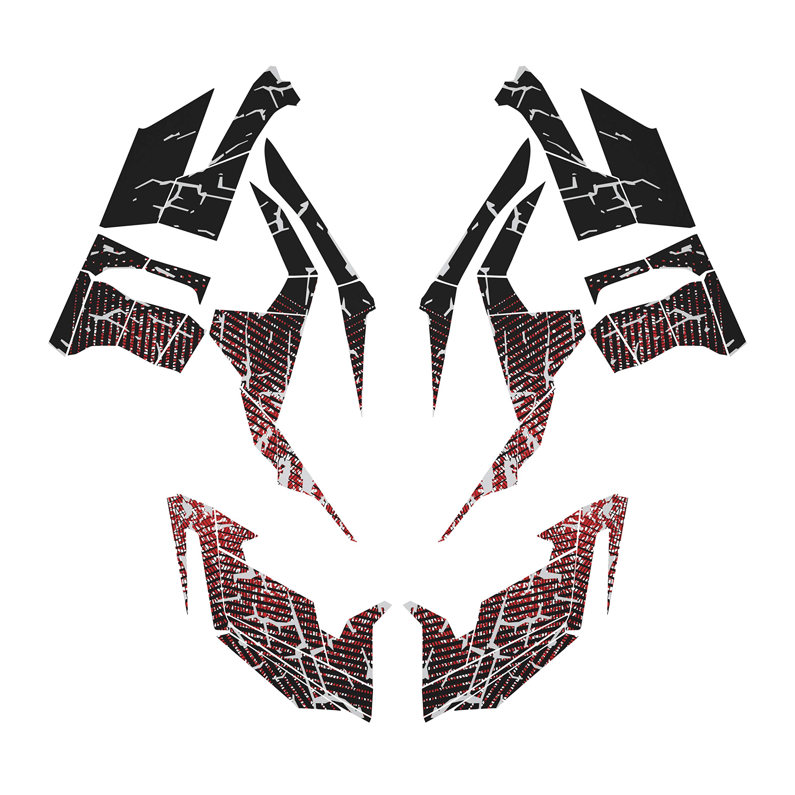 Polaris ATV Decal Kit - Indy Red Graphics Sticker Set for Off-Road Vehicles | Perfect for Trail Riding & Outdoor Adventures