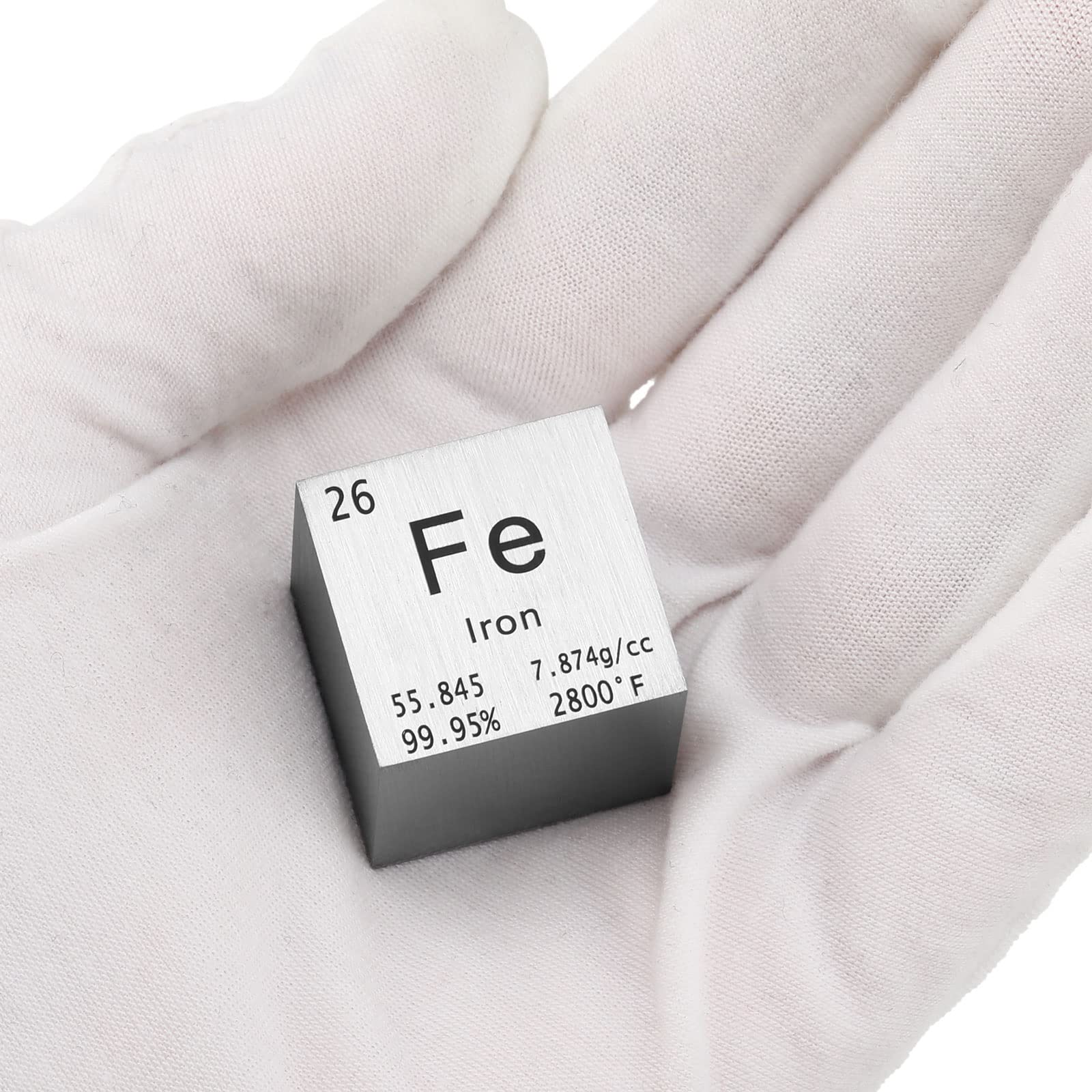 1 Inch Iron Cube - High Density Element for Science Collections, Lab Experiments & Physics Demonstrations | Perfect for STEM Education, Classroom Activities & Scientific Research