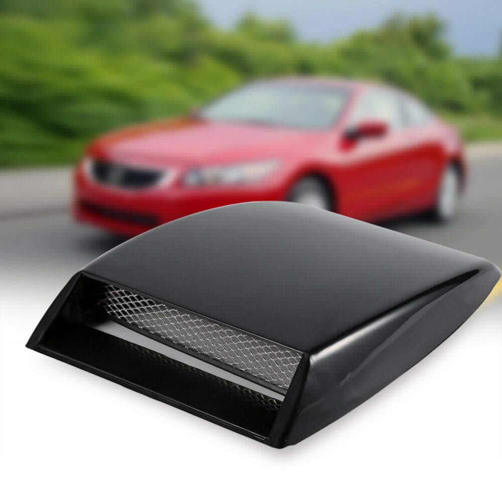 TOTMOX Car Air Flow Sticker - Black Auto Vent Cover Decoration for Hood & Bonnet | Realistic Air Intake Simulation | Perfect for Car Shows & Custom Vehicle Styling