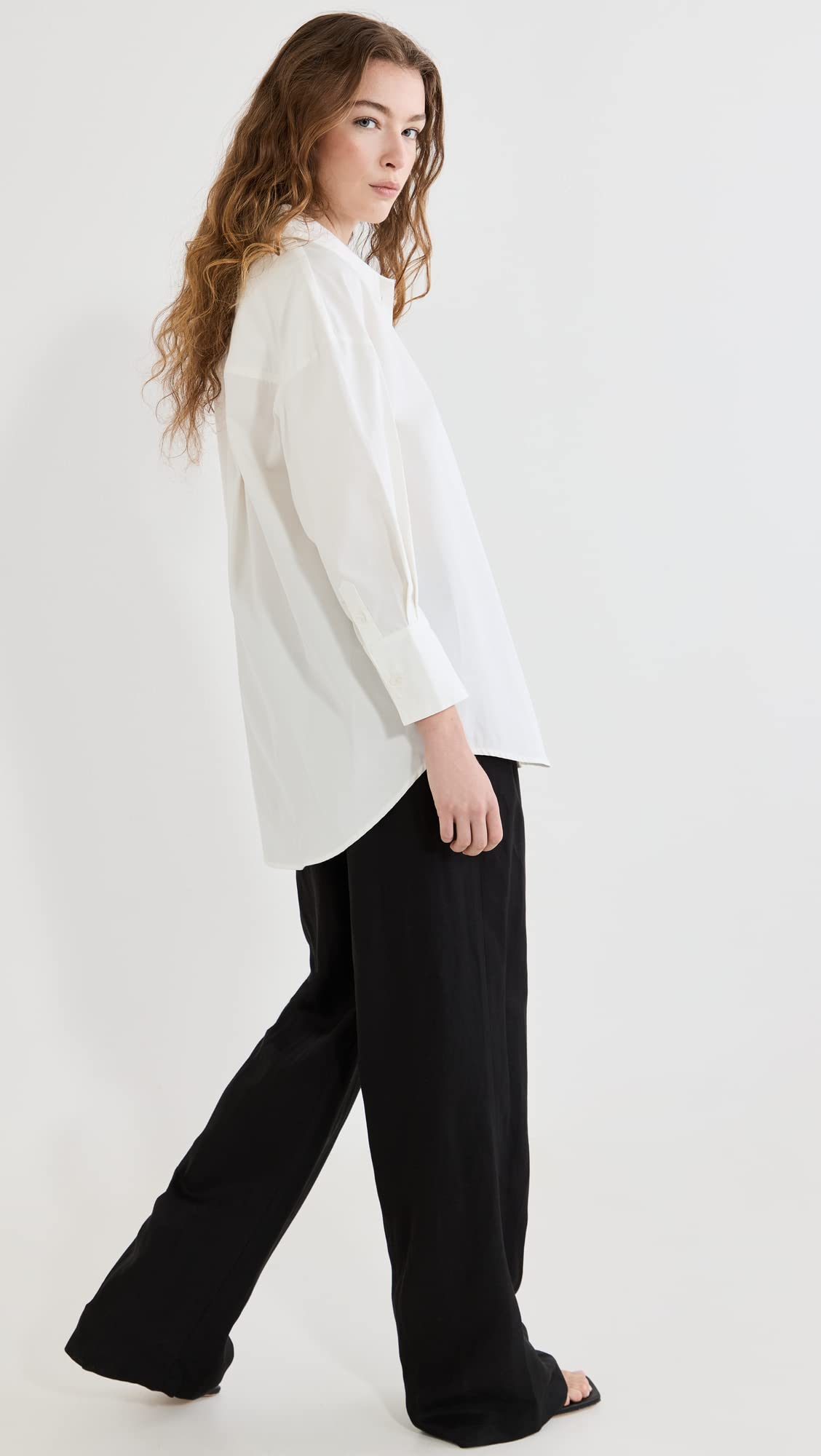 ANINE BING Women's Mika Shirt - Stylish Button Down Blouse for Work & Casual Outfits | Perfect for Office, Date Night & Everyday Wear