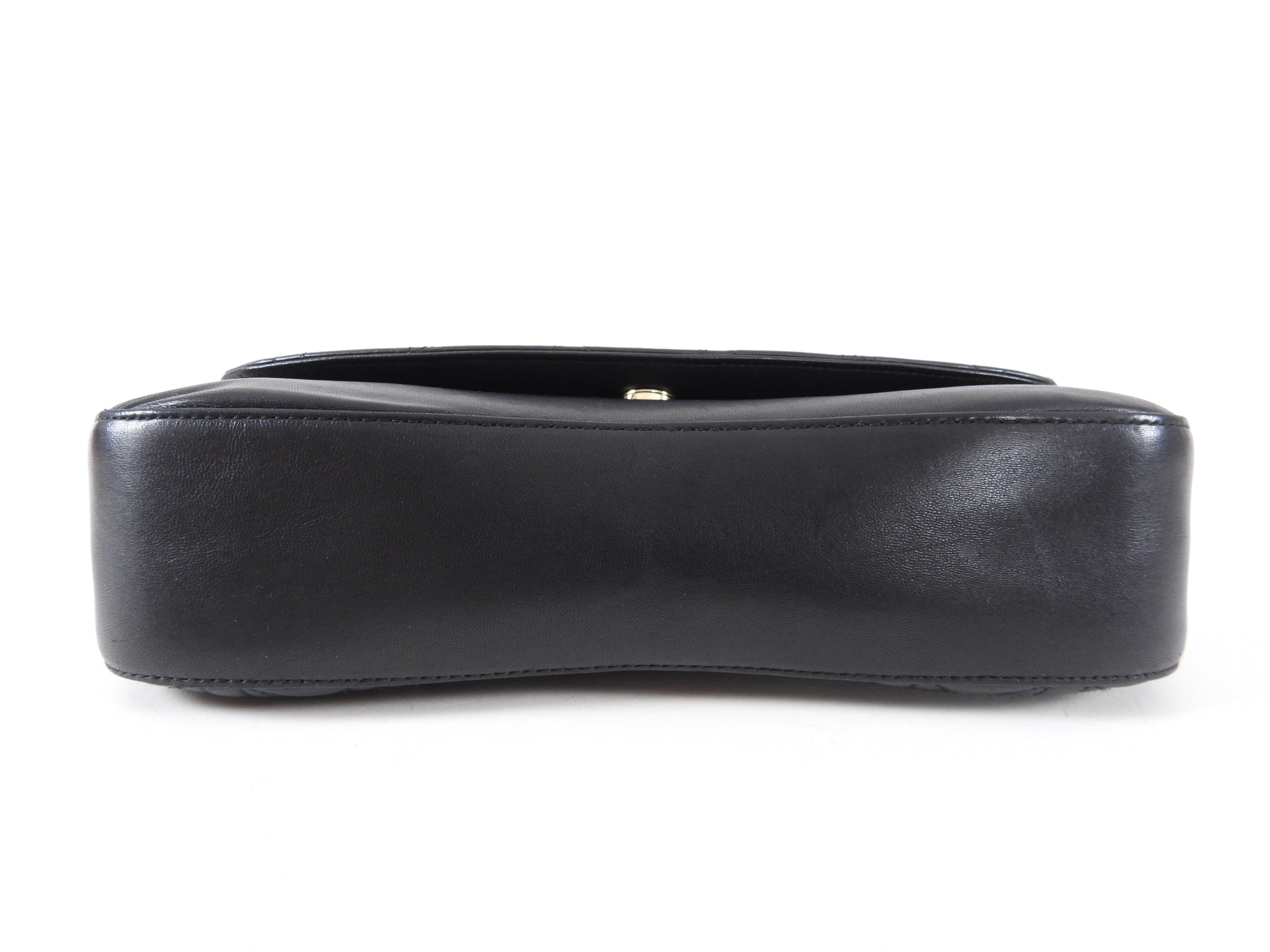 Christian Dior Black Cannage Lambskin Evening Baguette Bag - Luxury Designer Crossbody Purse for Women, Perfect for Parties, Weddings & Special Occasions