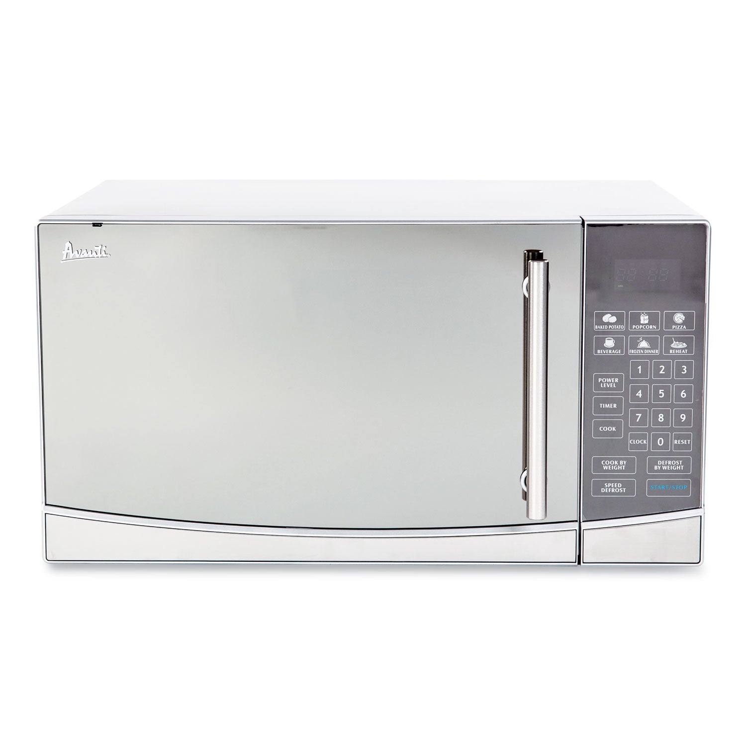 Avanti 1.1 Cu Ft Stainless Steel Microwave Oven - 1000W Countertop Microwave with Touch Controls | Perfect for Small Kitchens, Dorms & Office Break Rooms