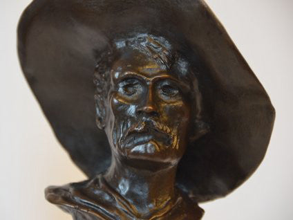 The Sergeant - Full Size Bronze Statue with Black Base | Military Decor, Office Desk Display, Gift for Veterans & Collectors