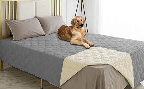 Waterproof Dog Bed Cover with Non-Slip Backing - Washable Pet Blanket for Sofa, Couch & Furniture Protection - Perfect for Large Dogs, Puppies & Indoor/Outdoor Use