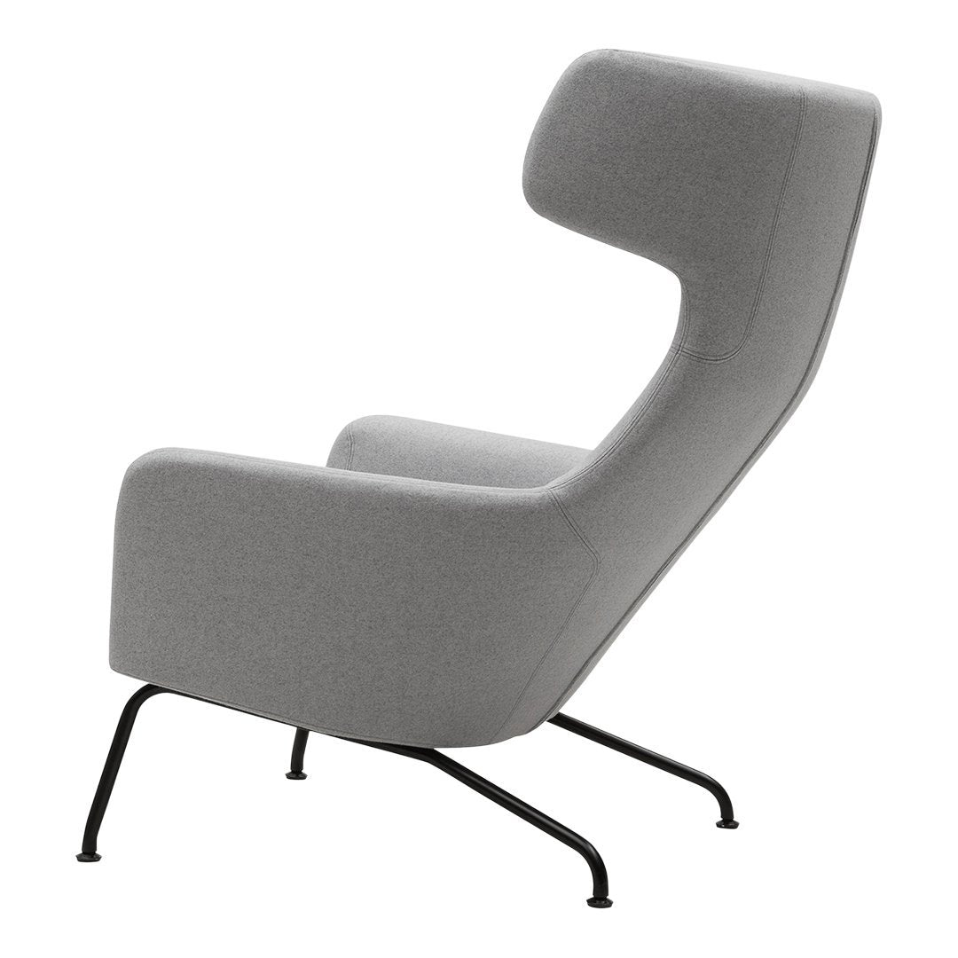 Stylish Havana Wing Chair - Mid-Century Modern Accent Chair for Living Room, Bedroom & Office - Comfortable Upholstered Lounge Chair with Wooden Legs - Perfect for Reading, Relaxing & Home Decor