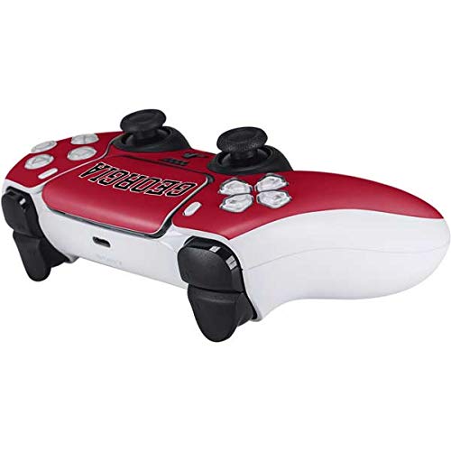 Officially Licensed University of Georgia Bulldogs PS5 Controller Skin | Custom Gaming Decal for Sony PlayStation 5 DualSense | Durable Protective Cover for Gamers & Collectors | Perfect for Game Nights, Esports & Display