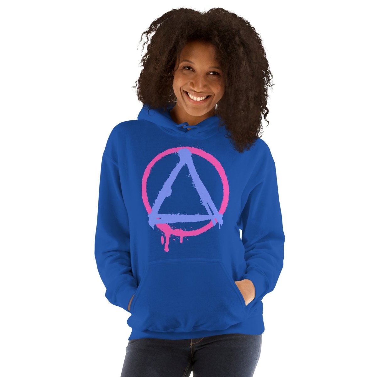 Graffiti Sobriety Symbol Unisex Hoodie - Stylish Streetwear for Men & Women - Perfect for Casual Wear, Recovery Support & Urban Fashion