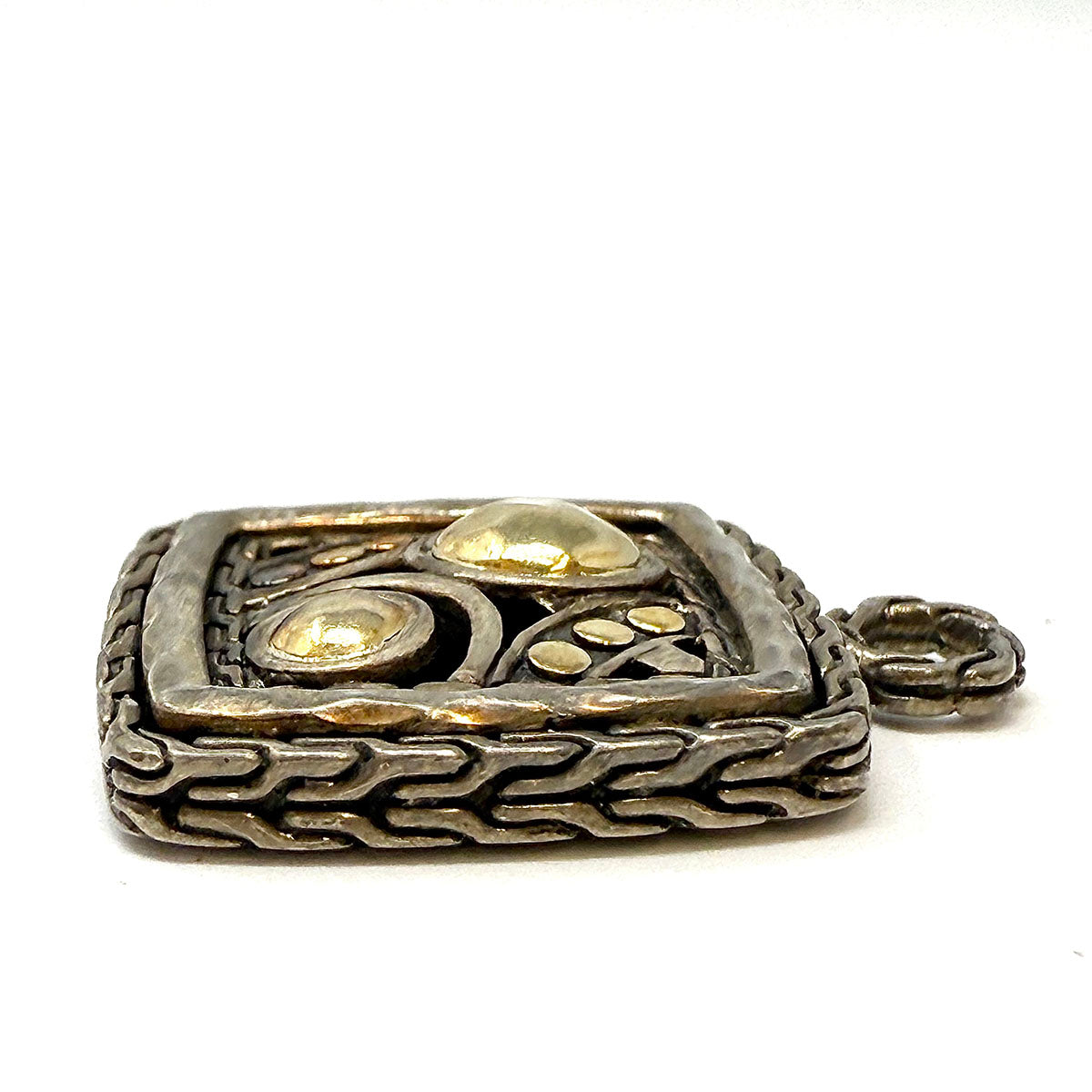 John Hardy Two-Tone Enhancer Pendant - Elegant Jewelry for Women | Perfect for Gifts, Parties & Special Occasions